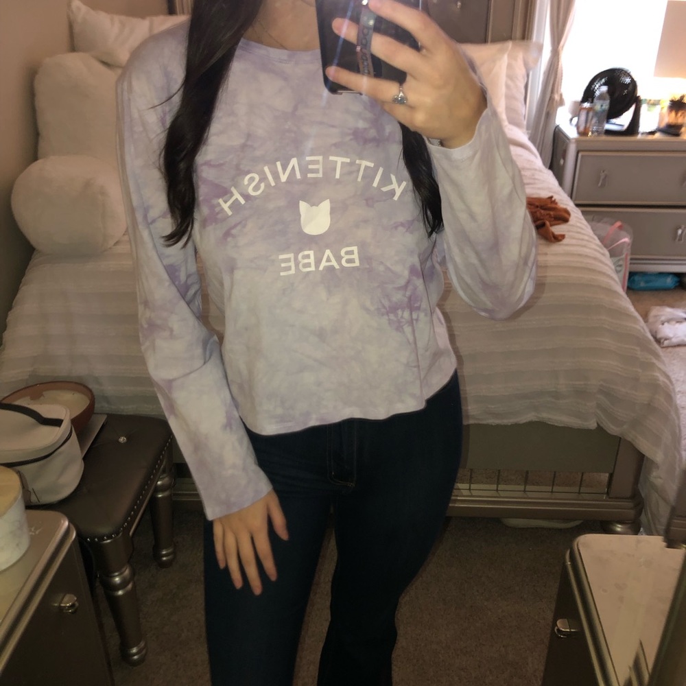 Kittenish Babe Long Sleeve Tshirt
